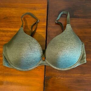 Adore Me Push-up Green Heather Bra